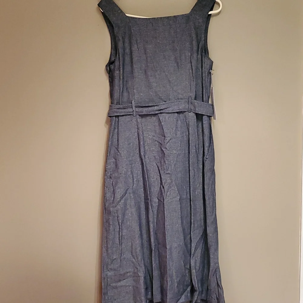 Liz Claiborne navy aline dress - Picture 7 of 7